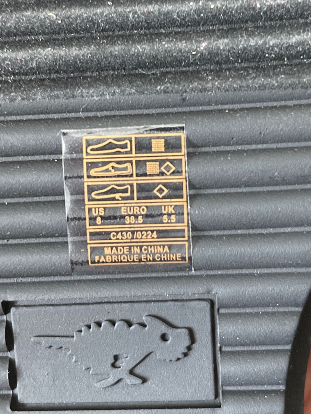 Like New Rocket Dog Black Chunky Platform Slip On Sandals Size 8 - Picture 6 of 6